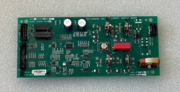 CPI 731407 02 INDICO 100 RF Filament supply board small focus