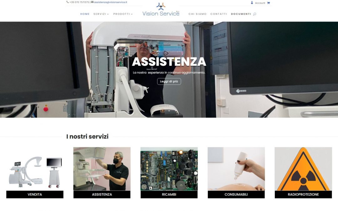 E’ online il nuovo sito web della Vision Service.